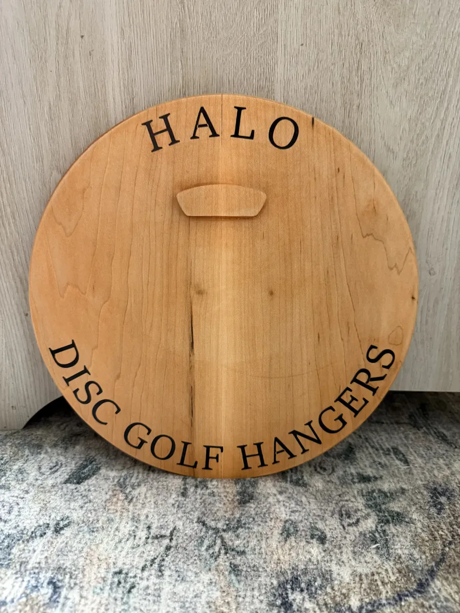 Engraving filled with coloured epoxy